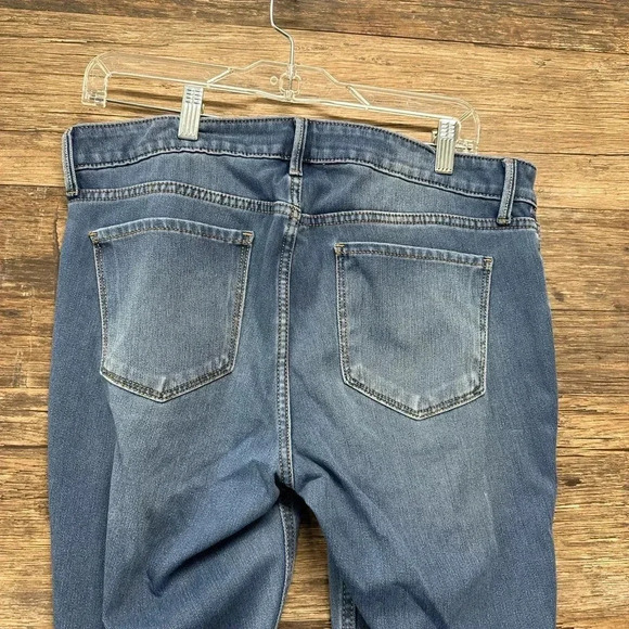 Old Navy Rockstar Super Skinny Blue  Jeans - Picture 3 of 5